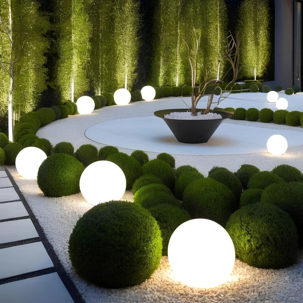 Spherical LED Garden Light - gallery image 1