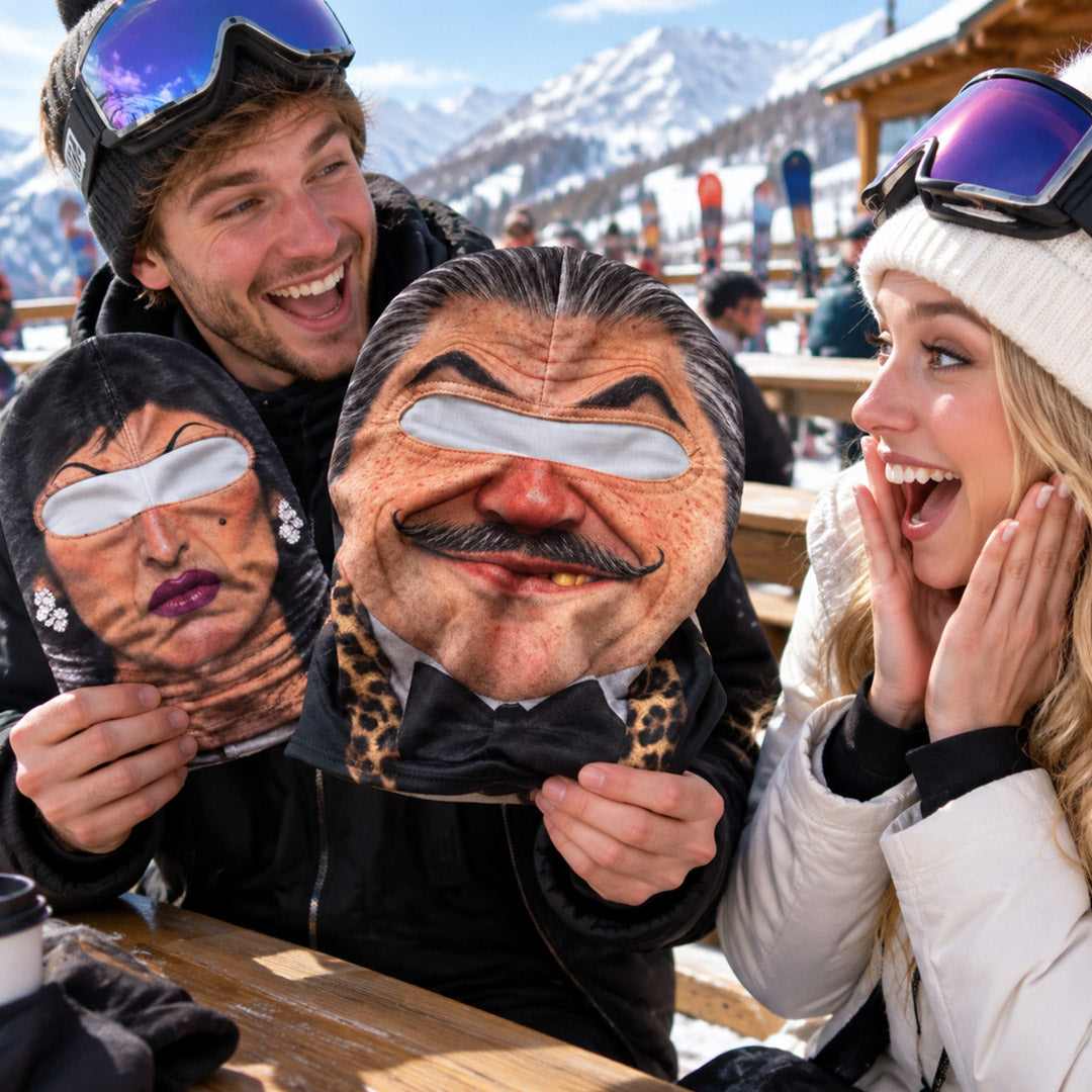 Funny Ski Mask Novelty Balaclava for Men and Women Ski Trips and Party Gifts