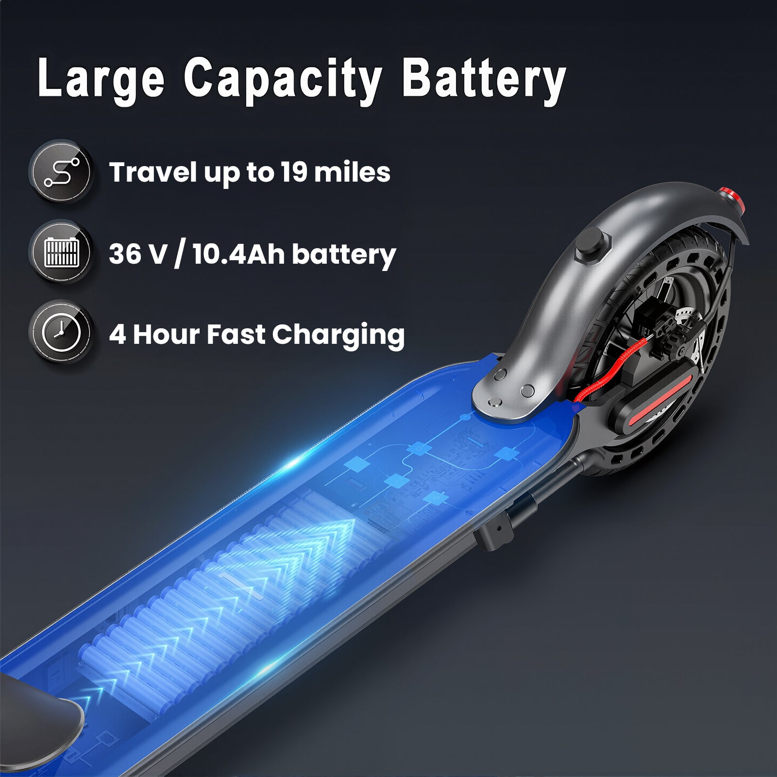 C4 Pro Commuter Scooter Foldable Electric Scooter With APP For Adults