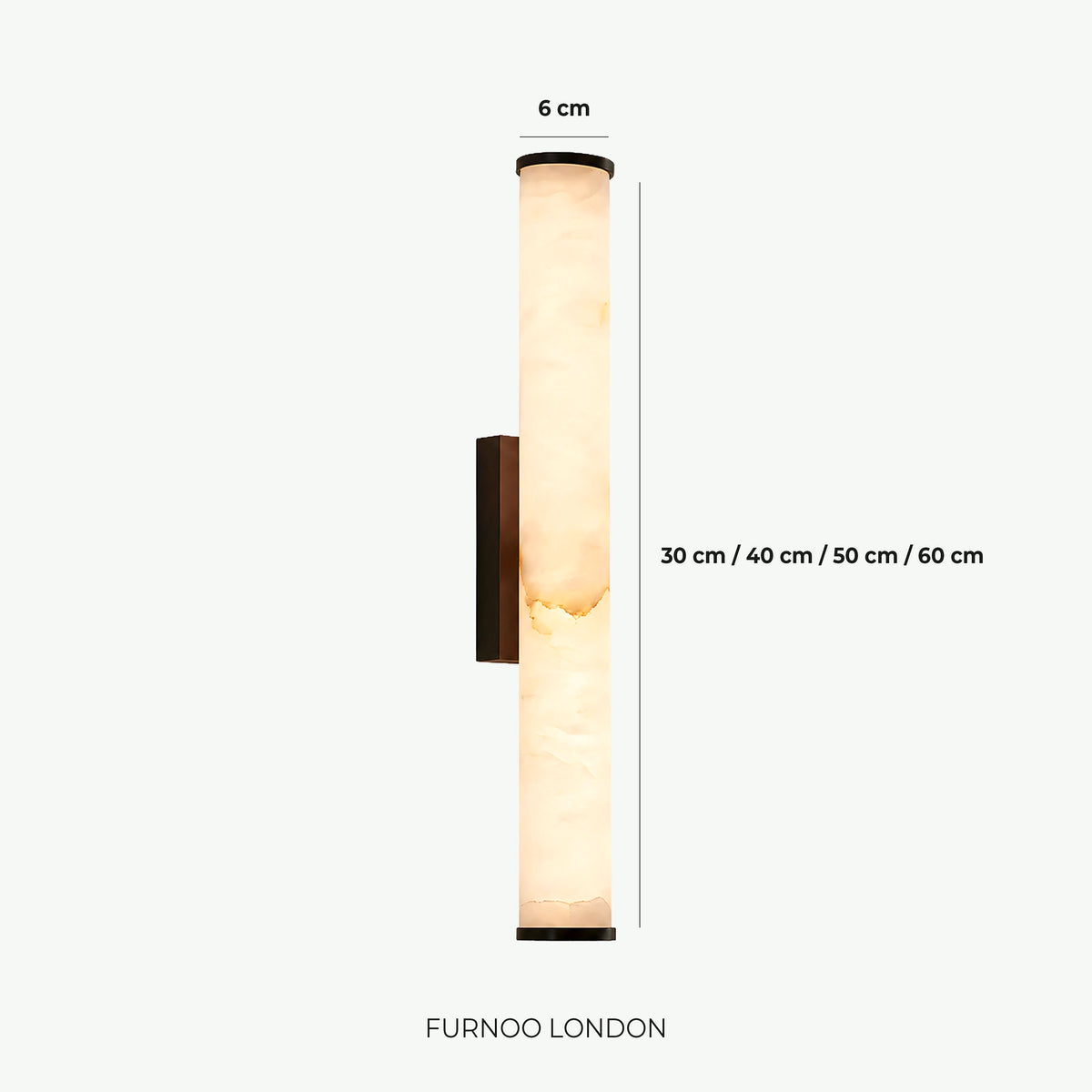 Black circular LED wall sconce finish