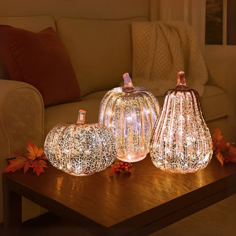 HarvestGlow™ Hand-Blown Glass Lamp