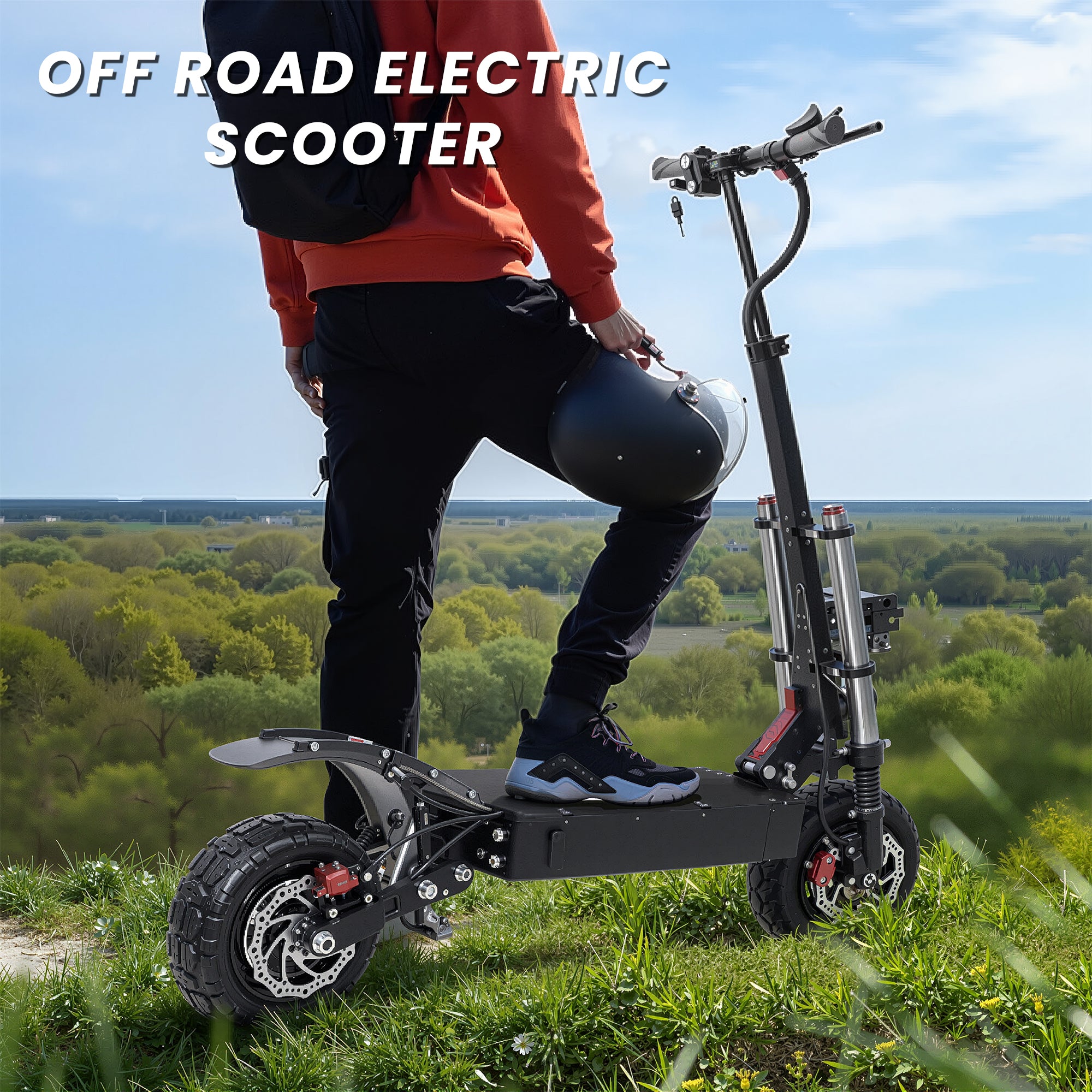 S60X Off Road Scooter Folding E-Scooter with Dual Motor Fast Electric Scooter
