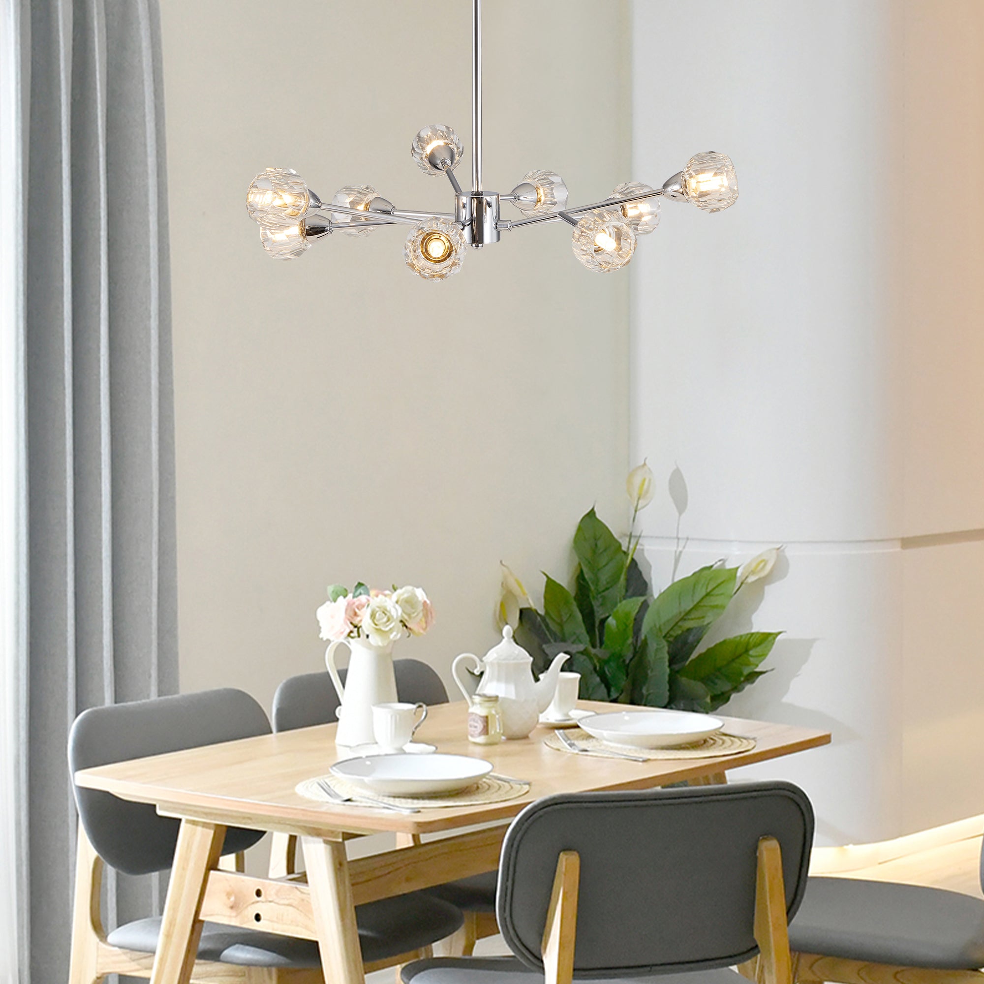 Modern Luxury Radiant Molecular Chandelier