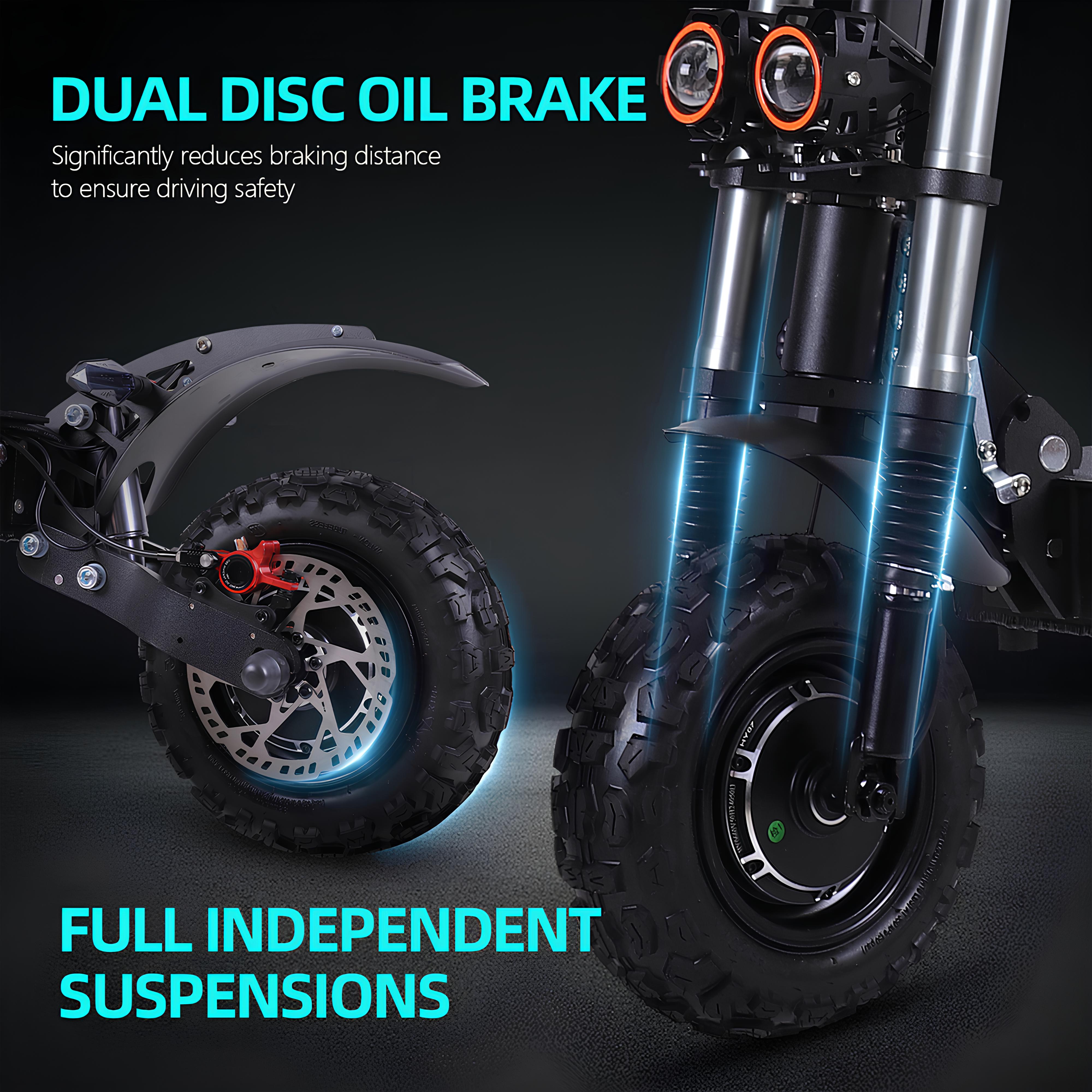 S60X Off Road Scooter Folding E-Scooter with Dual Motor Fast Electric Scooter