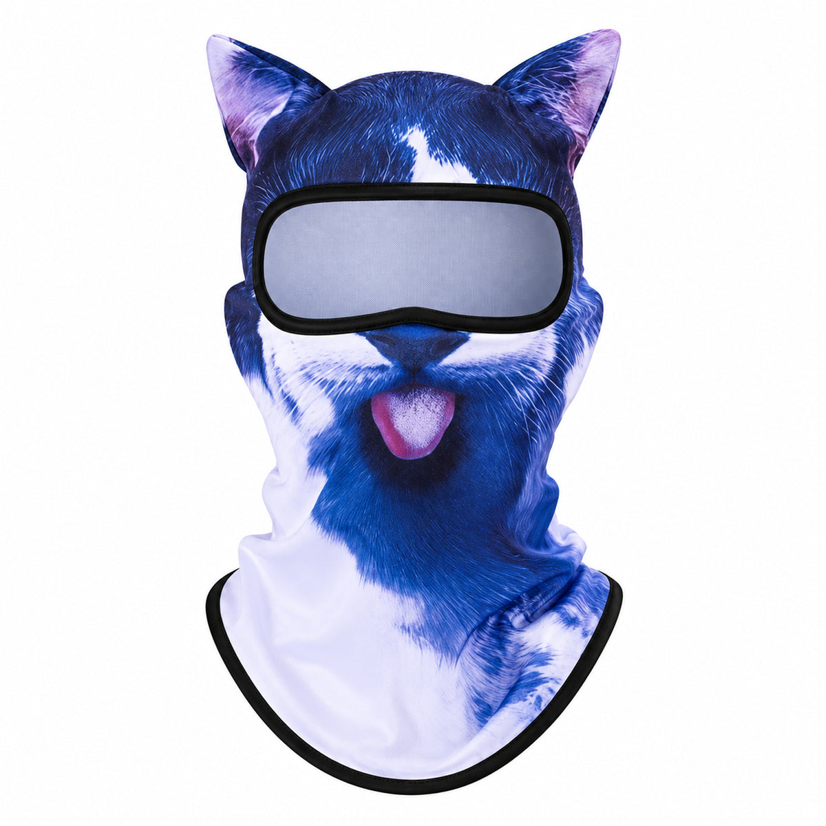 Funny Animal Print Face Covering Lightweight Outdoor Mask for Cycling Hiking and Sports