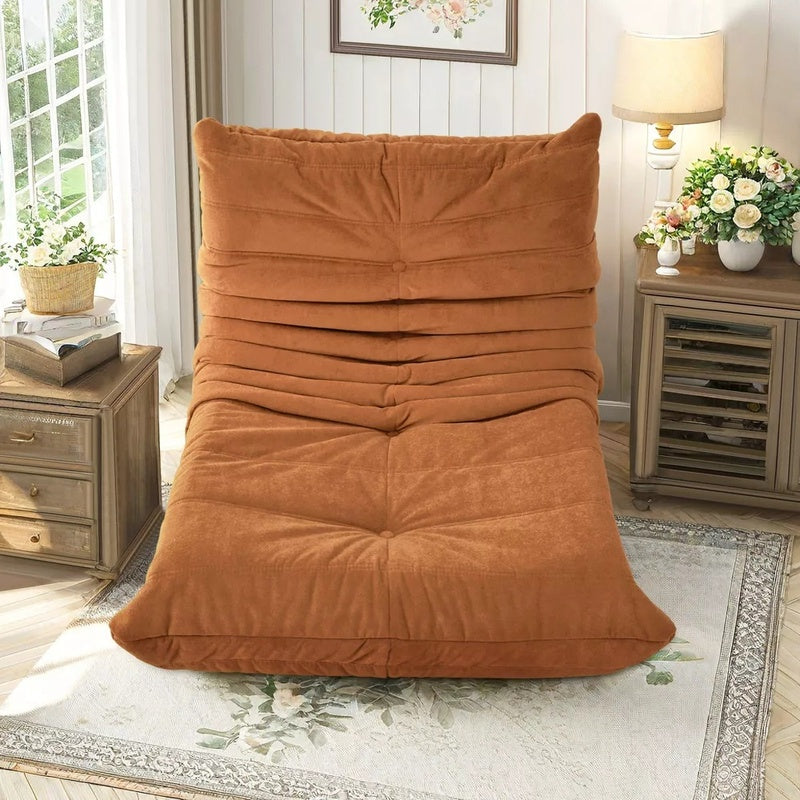 Comfy Armless Bean Bag Floor Sofa – Soft Lounge Chair for Teens & Adults