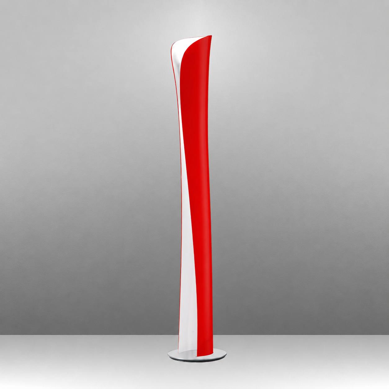 Cadmo LED Floor Lamp | Sculptural Indirect & Direct Light Red | Airayvis