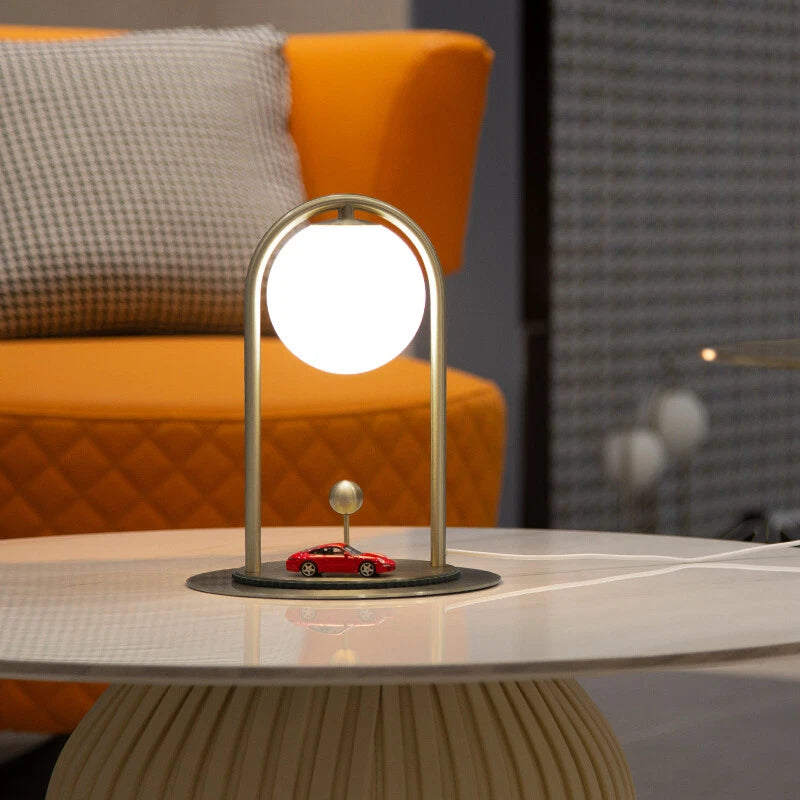 Minimalist Cream Bedside Table Lamp