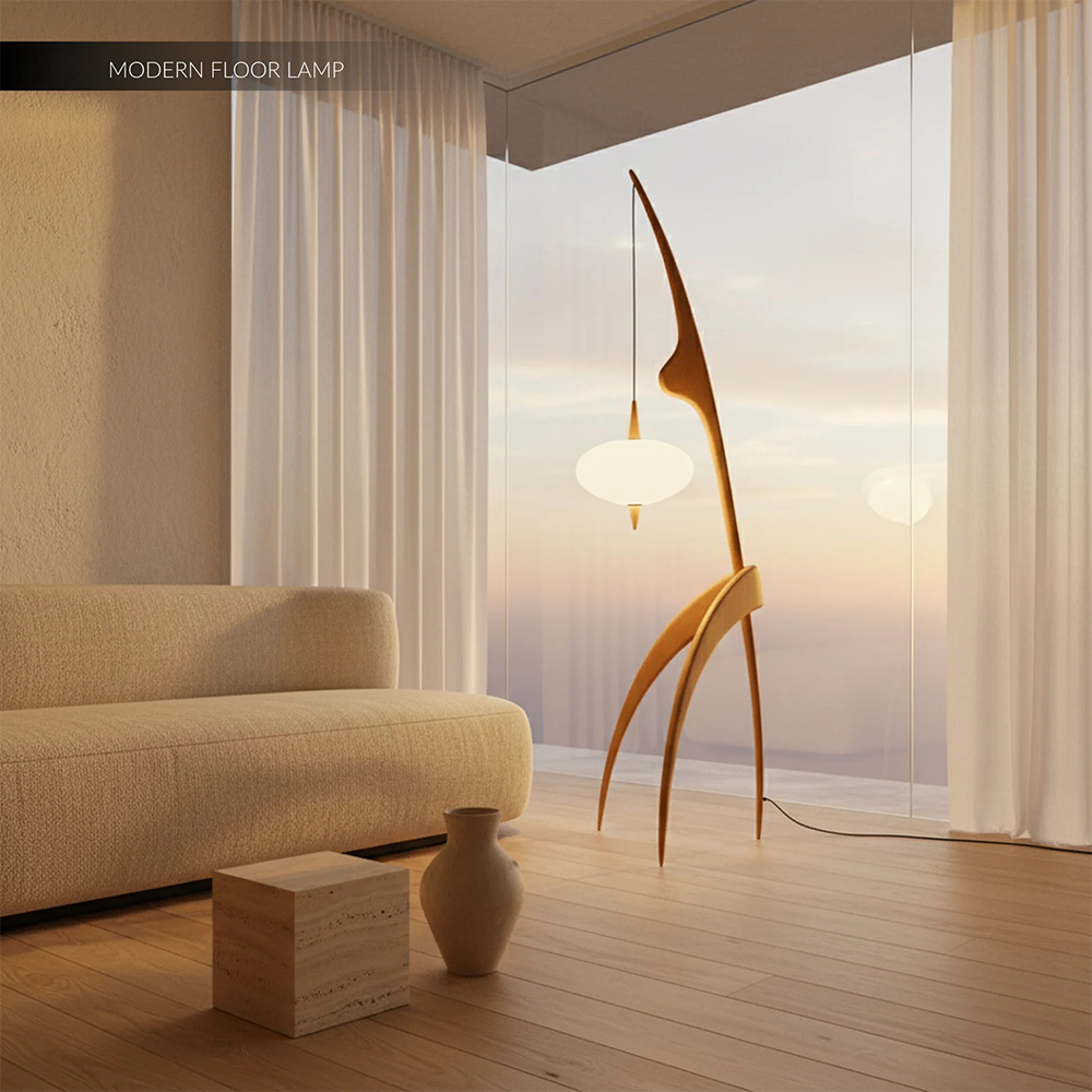 Creative Mantis Light Minimalist Vintage Fishing Standing Light Simple Luxury Night Lamp