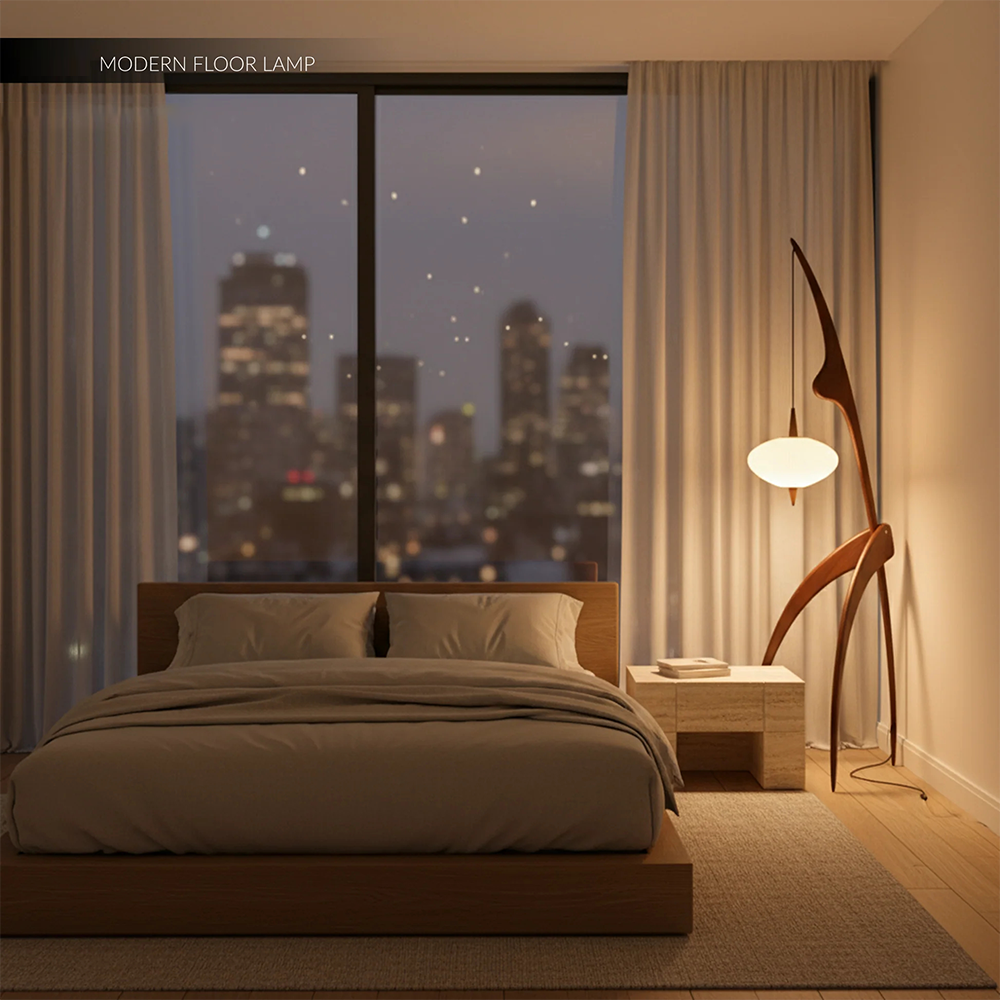 Creative Mantis Light Minimalist Vintage Fishing Standing Light Simple Luxury Night Lamp