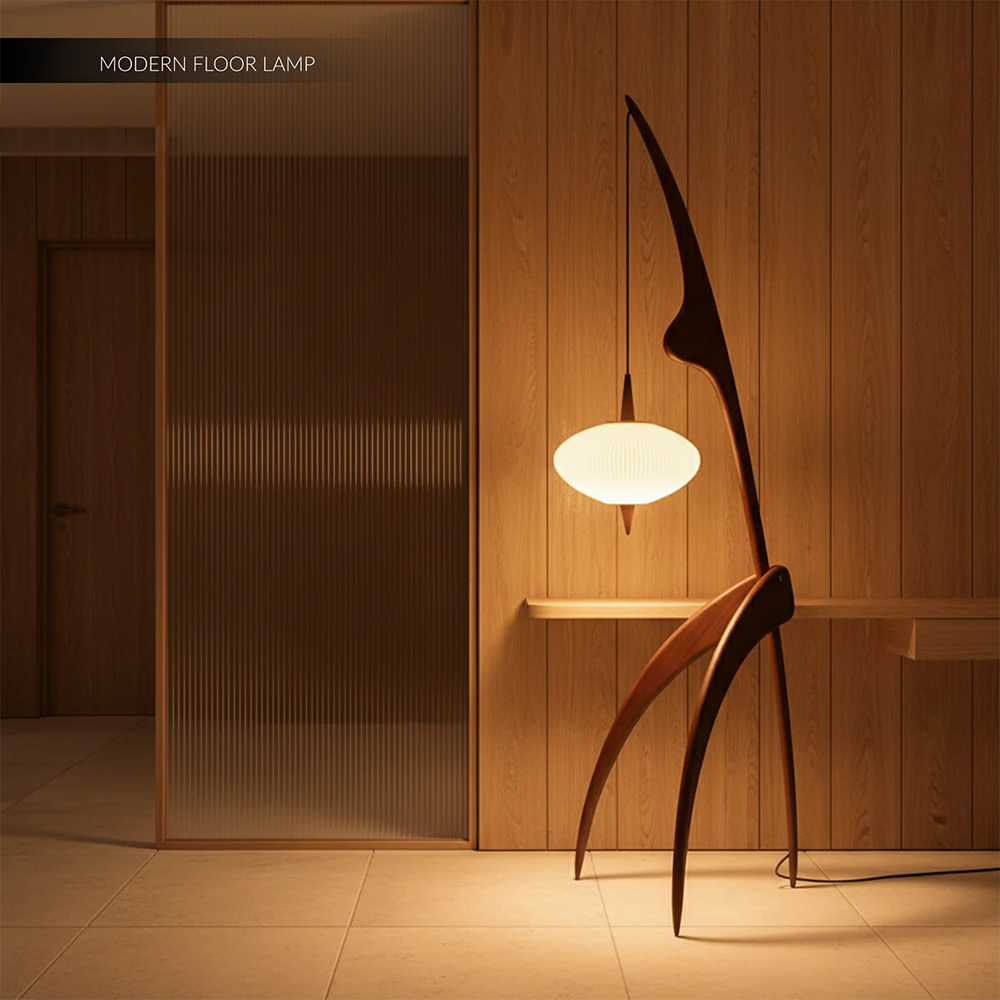 Creative Mantis Light Minimalist Vintage Fishing Standing Light Simple Luxury Night Lamp