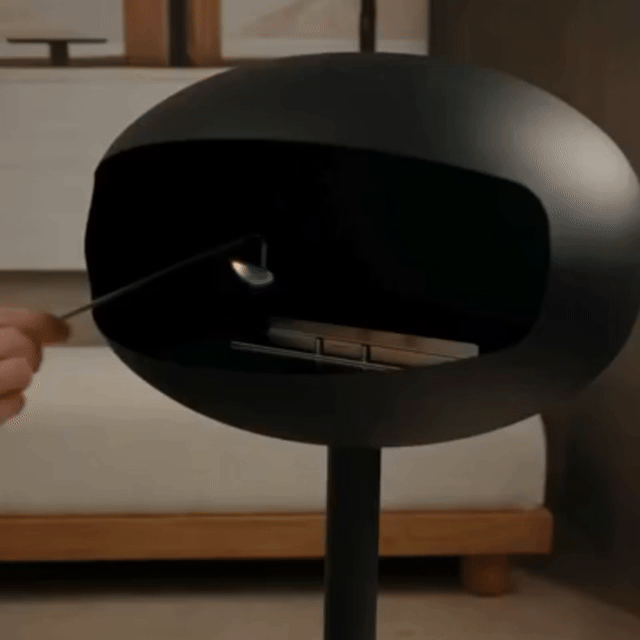 Minimalist Bio-Ethanol Fireplace for Smoke-Free Luxury Living