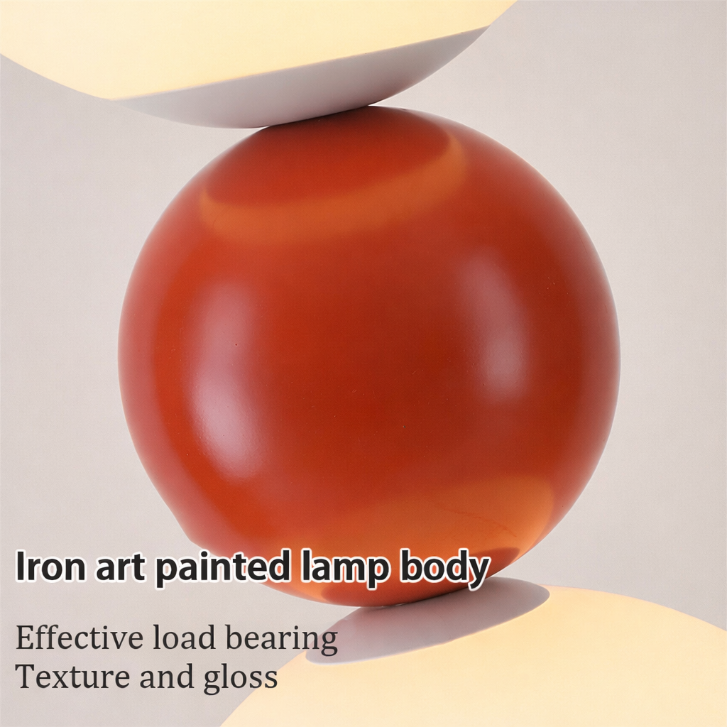 Modern LED Floor Lamp with Foot Switch 3-Color Ambient Lighting Energy-Saving Funky Fruit Design