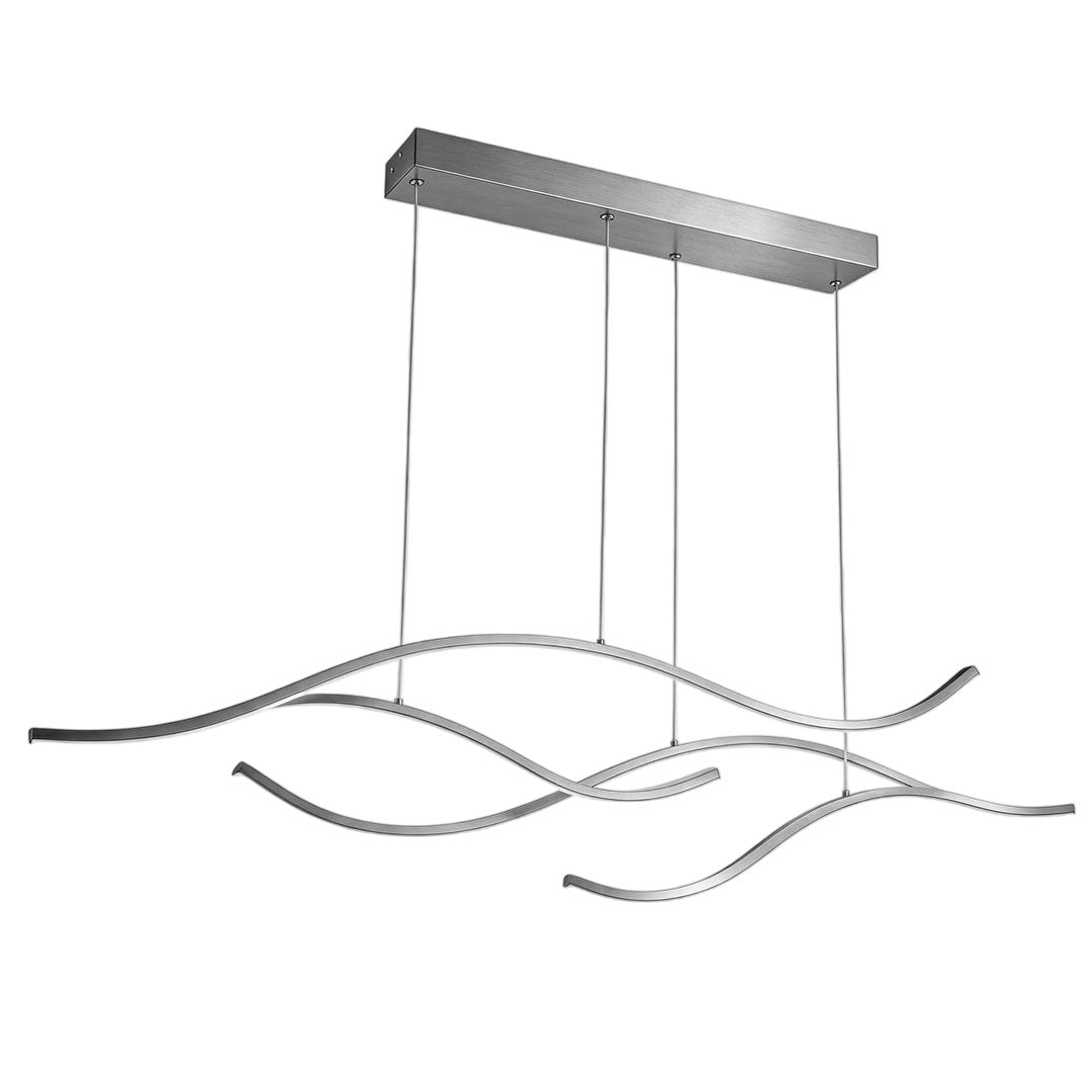 Curved LED Pendant Light Wavy LED Metal Ceiling Light - product image 19