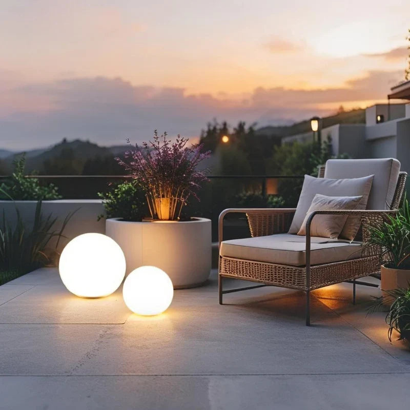 Spherical LED Garden Light - gallery image 3