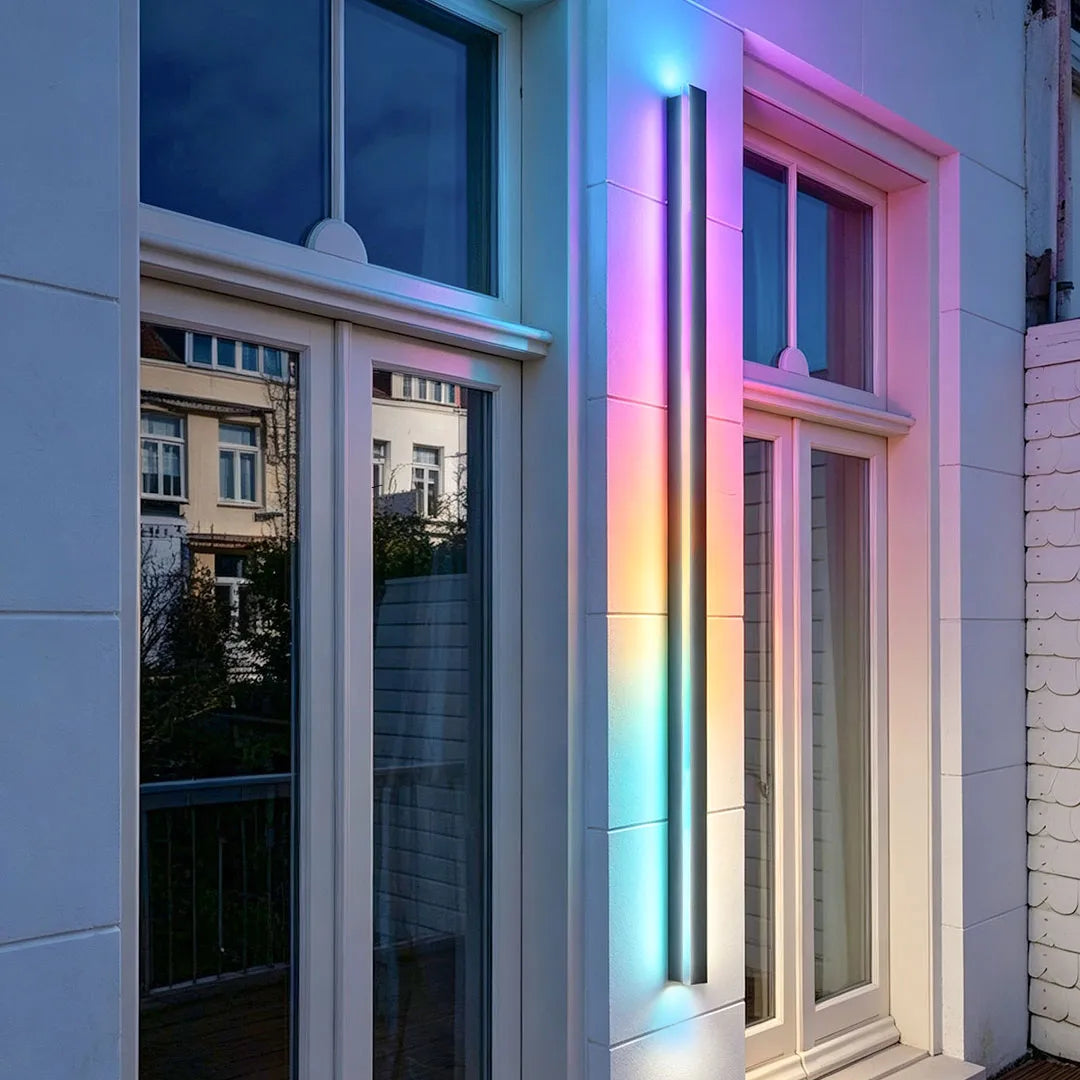 Outdoor Strip Wall Light Black Linear LED Integrated Light - product image 17