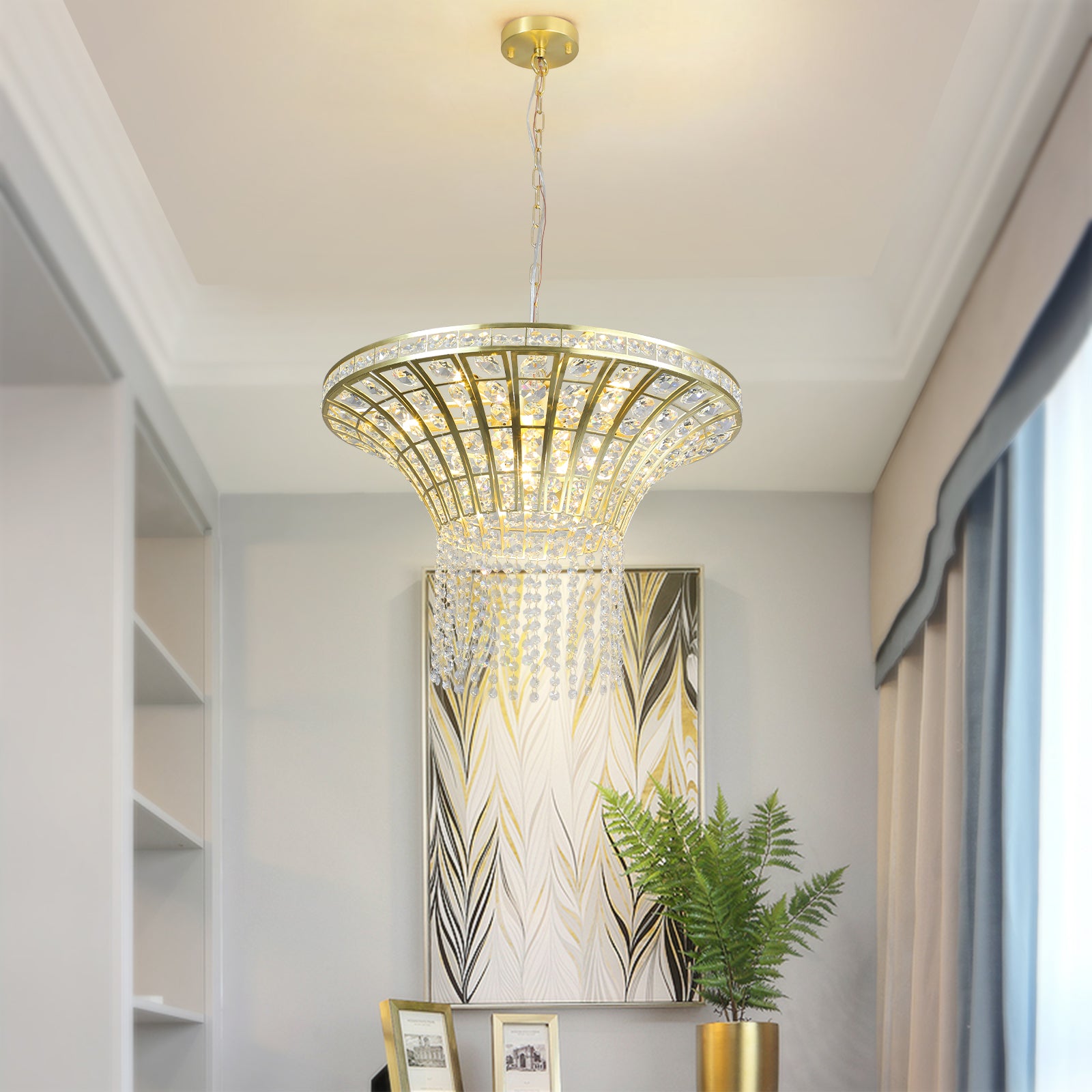 Modern Luxury Horn-Shaped Chandelier