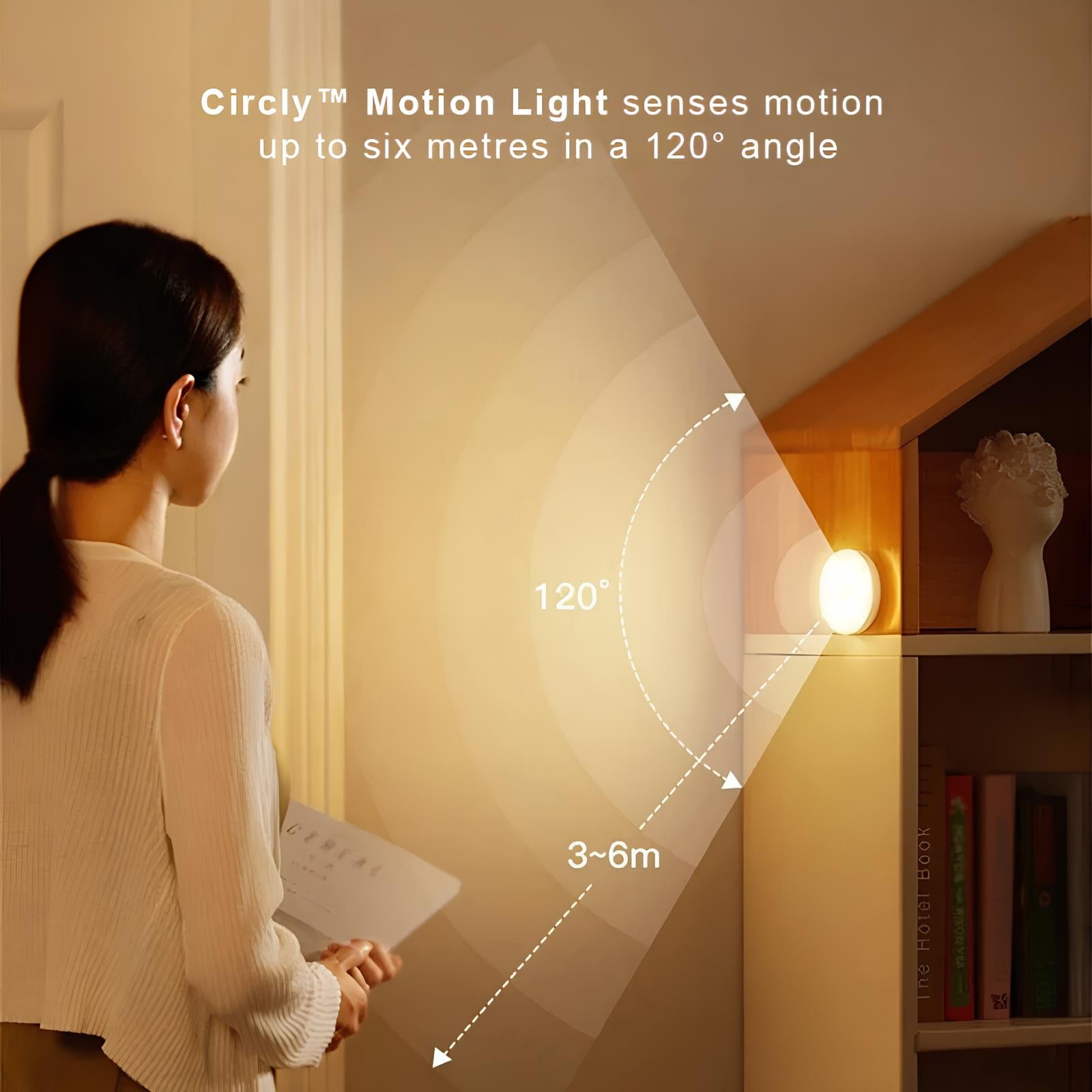 Circly Motion Light warm white and cool white options