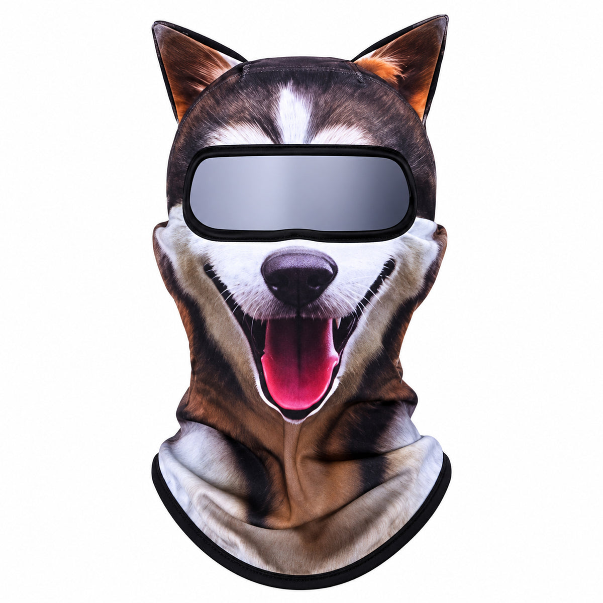 Funny Animal Print Face Covering Lightweight Outdoor Mask for Cycling Hiking and Sports