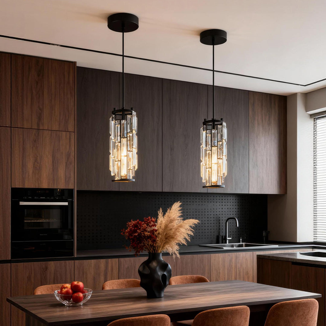 Mini Crystal Pendant Light Creative Art Crystal Island Ceiling Light - product image 6