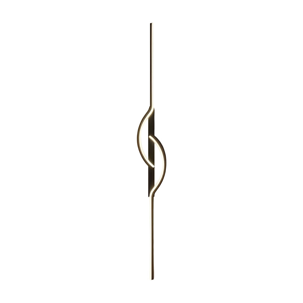 Modern Linear Wall Sconce Creative Black Aluminum Lamp - product image 13