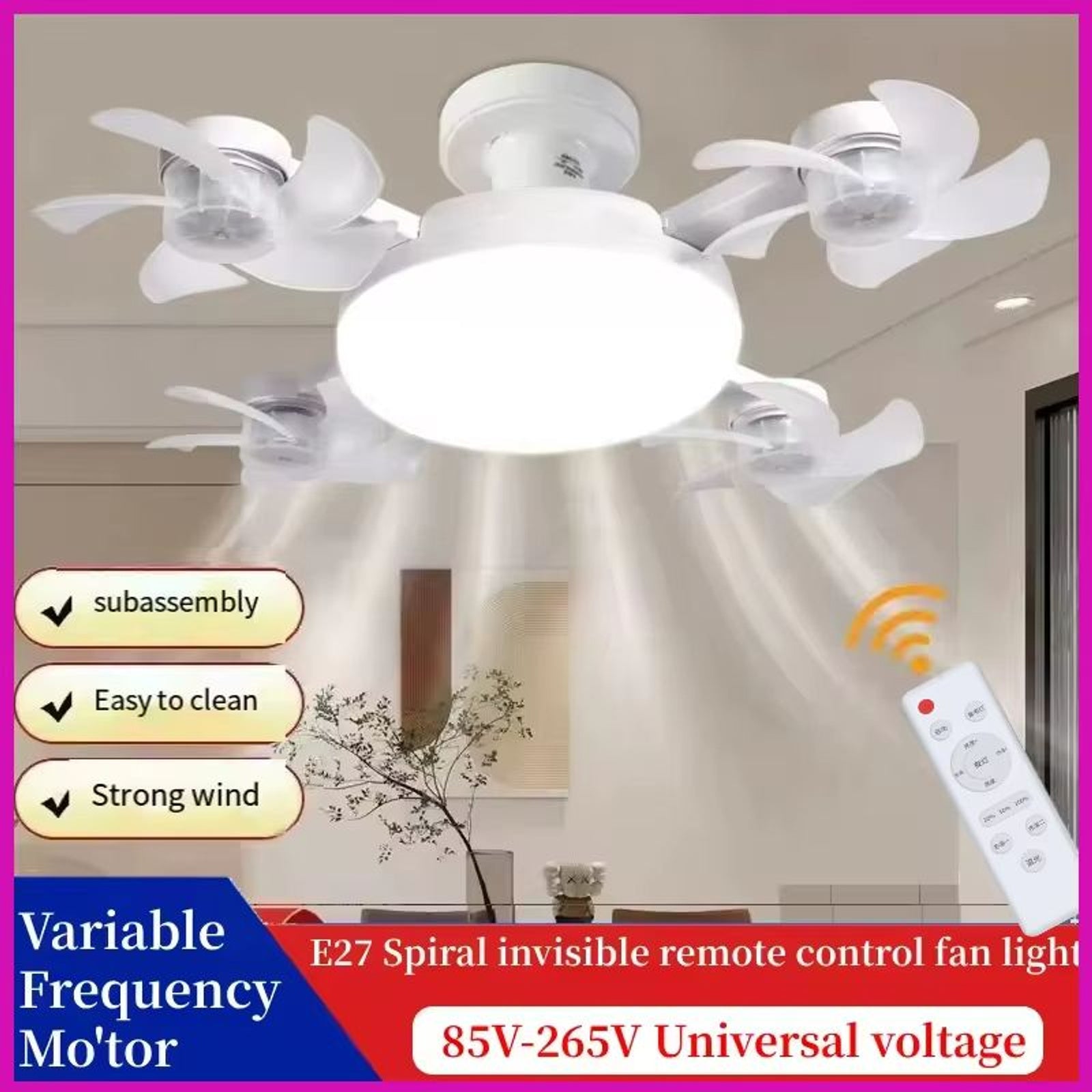 Smart Drone Fan Light Ceiling Lamp