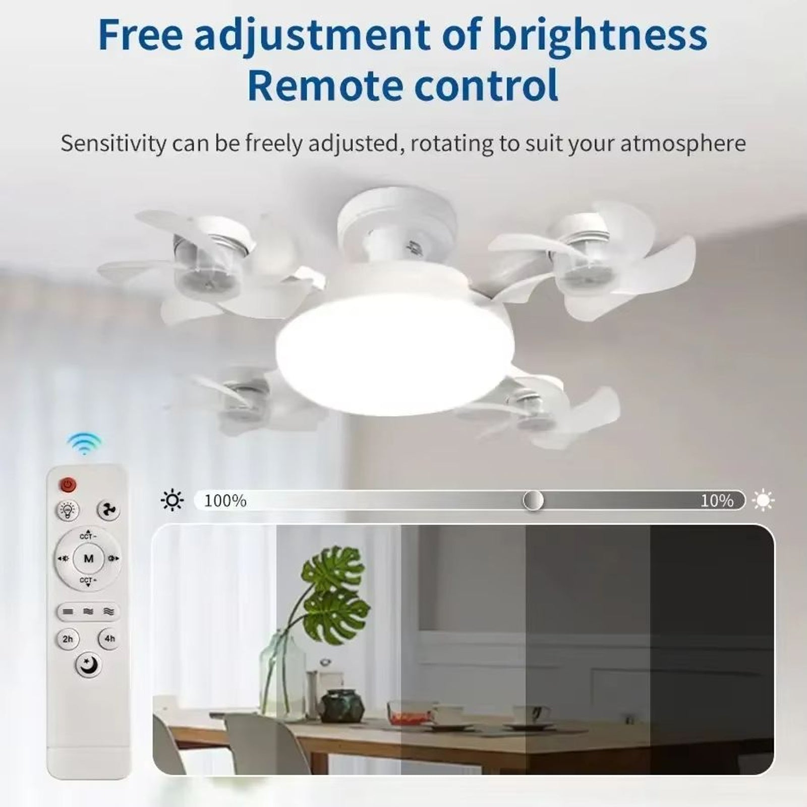 Smart Drone Fan Light Ceiling Lamp