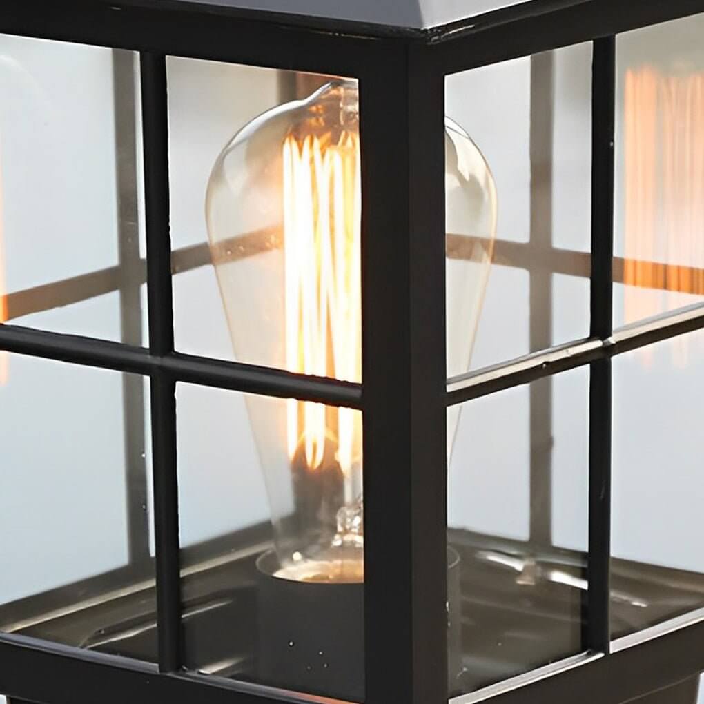 Stone Light Pillar Traditional Black Waterproof LED Light - product image 15