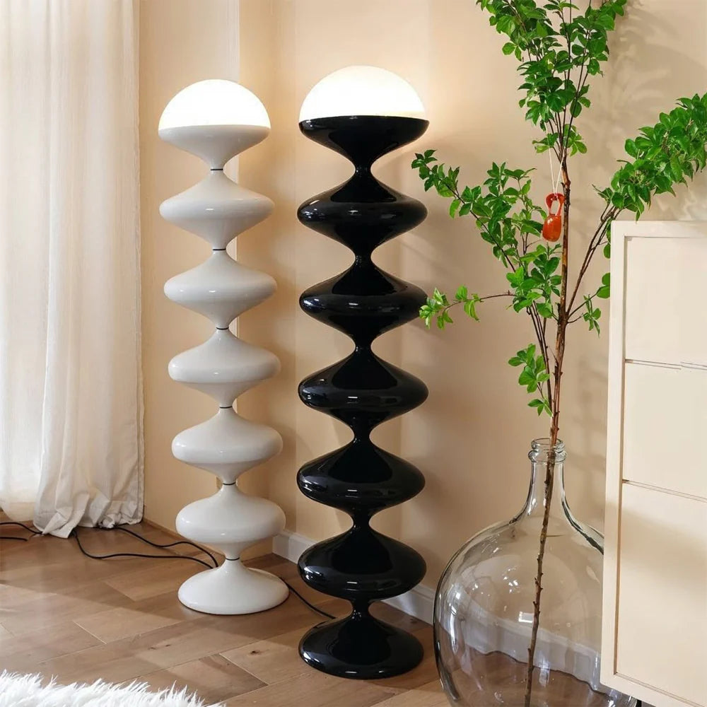 Twirl Floor Lamp Modern LED Spiral Floor Lamp for Living Room