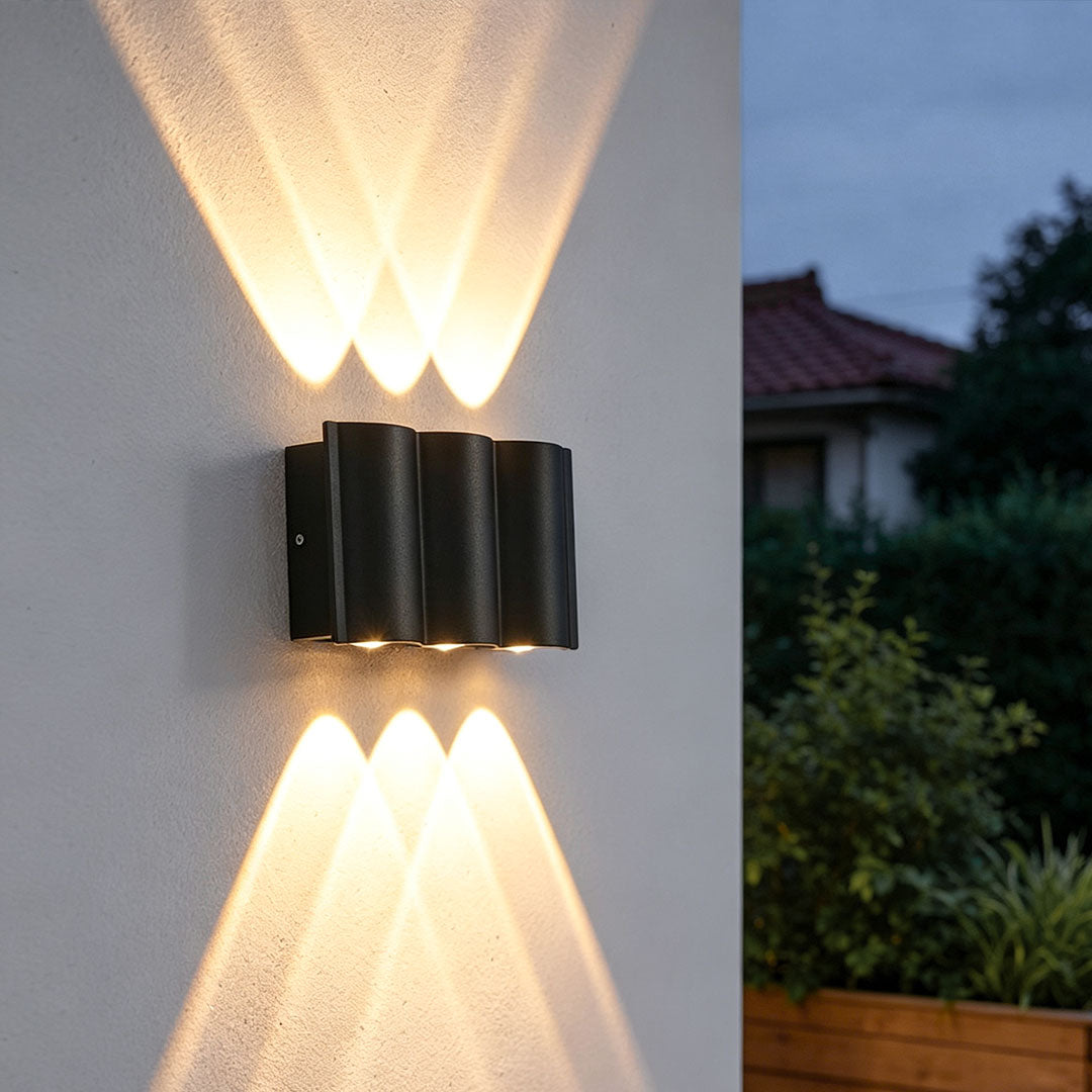 Up and down Outdoor Wall Lights Modern Wave-Shaped LED Light - product image 1