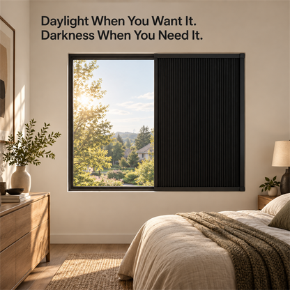 Airayvis Total Blackout Blinds Custom Fit & No Drill