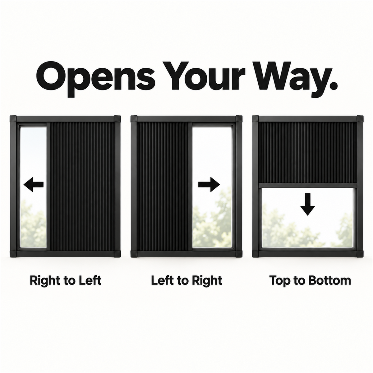 Airayvis Total Blackout Blinds Custom Fit & No Drill
