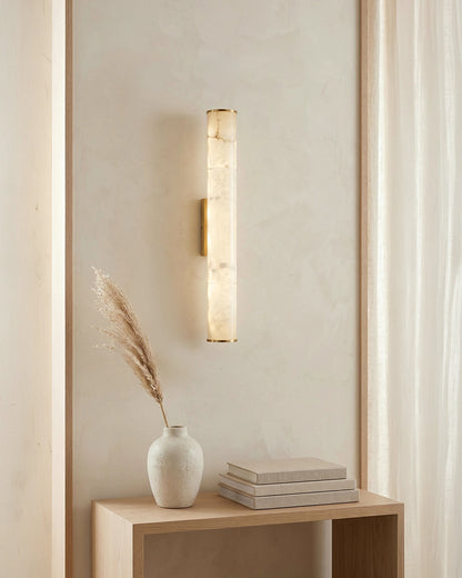LED wall sconce profile and soft ambient light