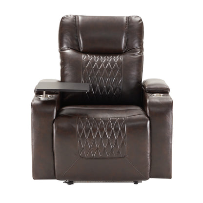 Power Recliner with USB Charging Port & Hidden Arm Storage Ultimate Home Comfort