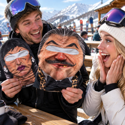 Funny Ski Mask Novelty Balaclava for Men and Women Ski Trips and Party Gifts
