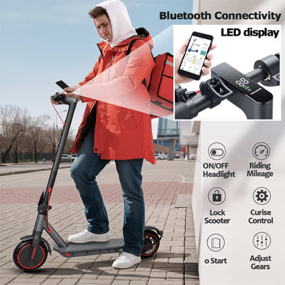 C4 Pro Commuter Scooter Foldable Electric Scooter With APP For Adults