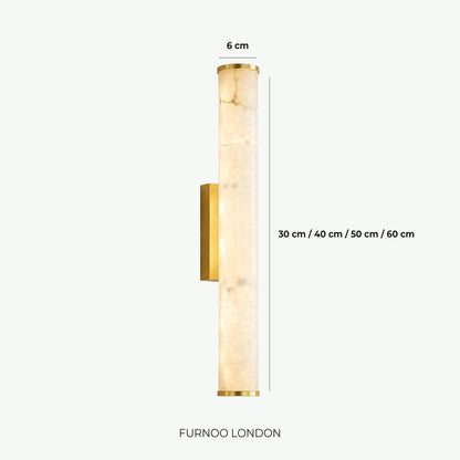 Gold circular LED wall sconce finish