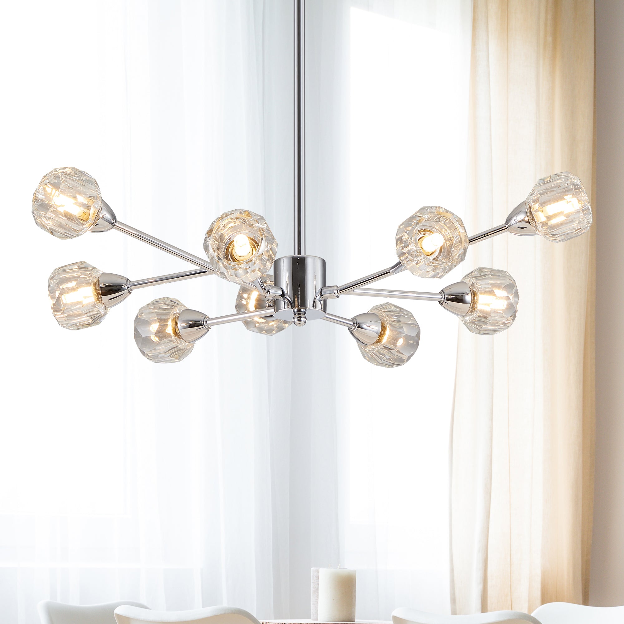 Modern Luxury Radiant Molecular Chandelier