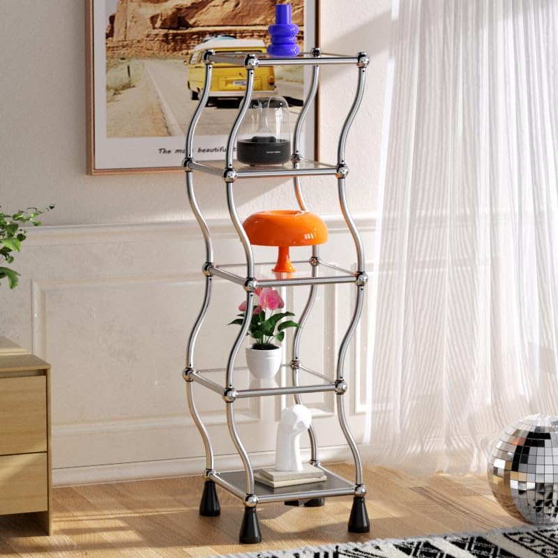 Vintage Dancing Shelf - Antique Rotating Display Shelf for Home Decor | Retro Moving Bookshelf