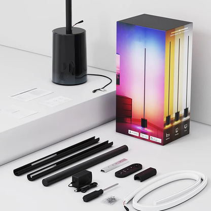 Smart RGBIC Floor Lamp with App & Voice Control for Living Room