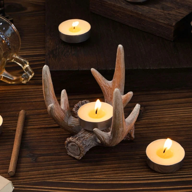 Antler Candle Holder