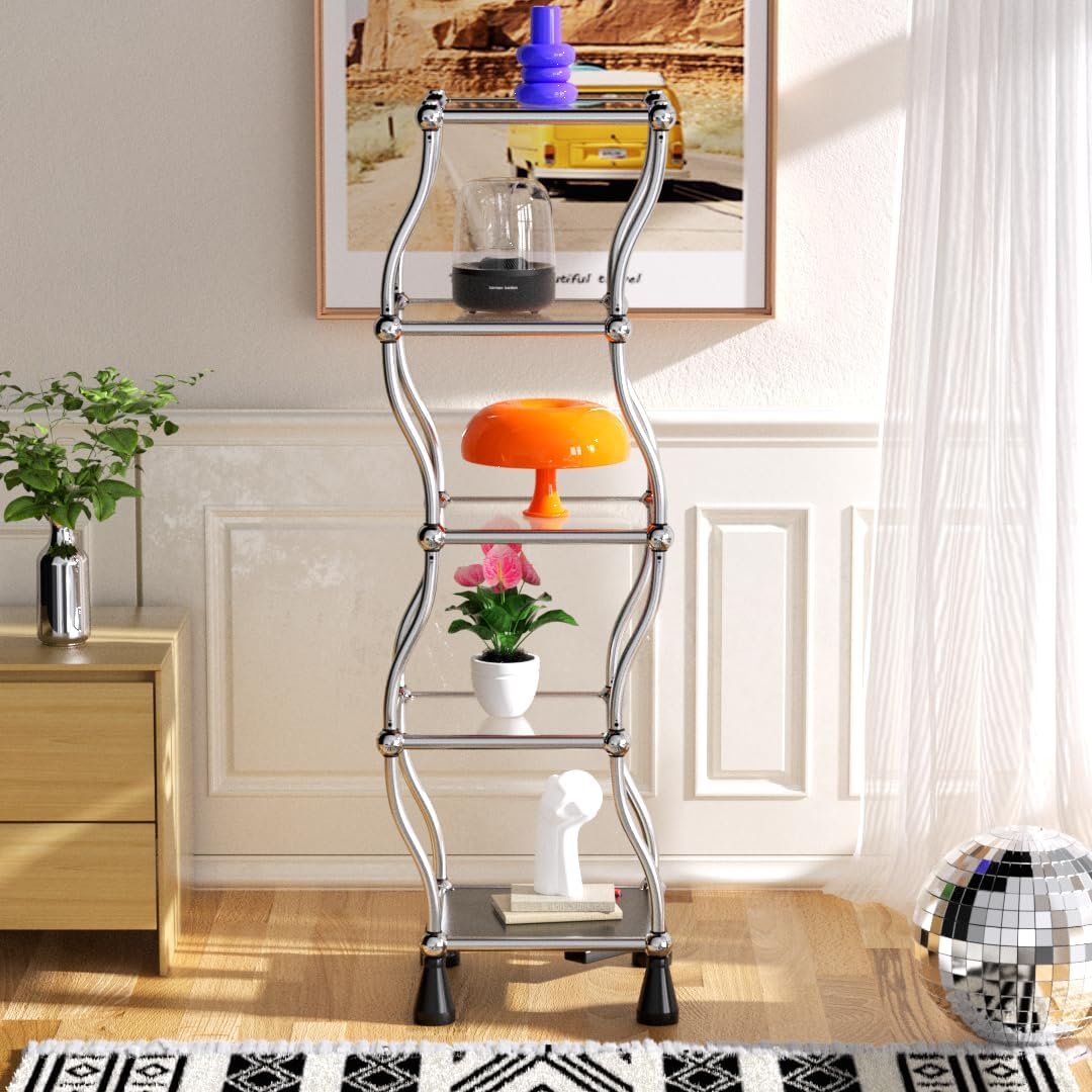 Vintage Dancing Shelf - Antique Rotating Display Shelf for Home Decor | Retro Moving Bookshelf