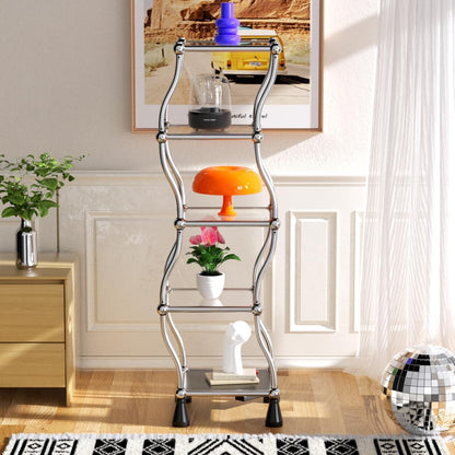 Vintage Dancing Shelf - Antique Rotating Display Shelf for Home Decor | Retro Moving Bookshelf