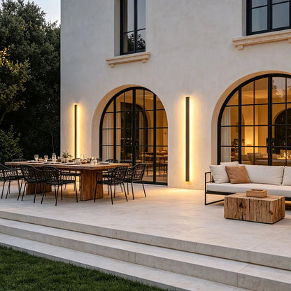 Outdoor Strip Wall Light Black Linear LED Integrated Light - product image 16