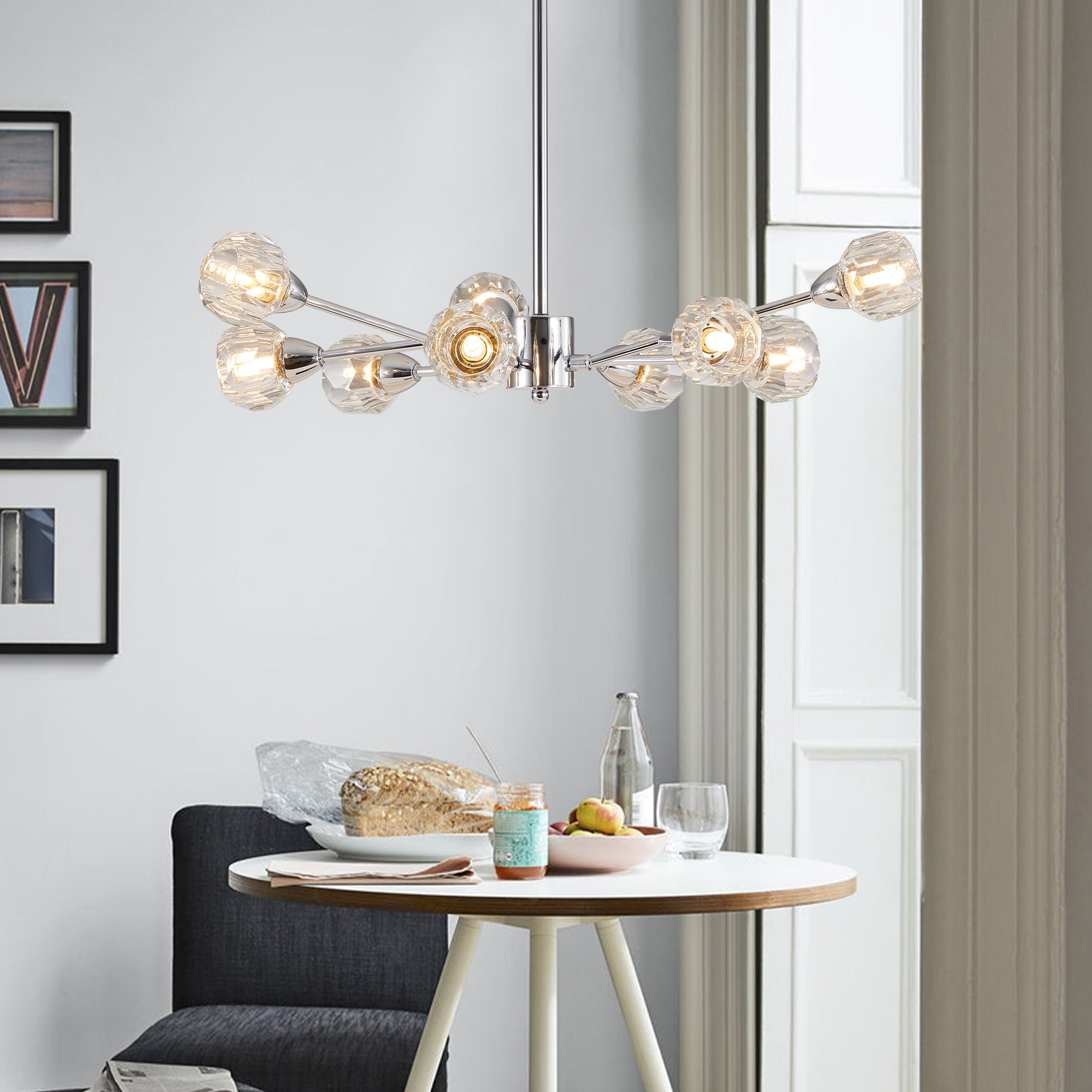 Modern Luxury Radiant Molecular Chandelier