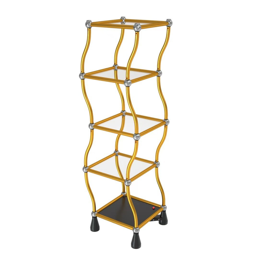 Vintage Dancing Shelf - Antique Rotating Display Shelf for Home Decor | Retro Moving Bookshelf