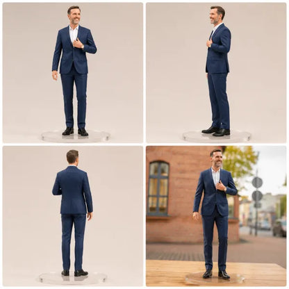 Custom Realistic 3D Figurine from Photo with Display Box Personalized Full Body Figure