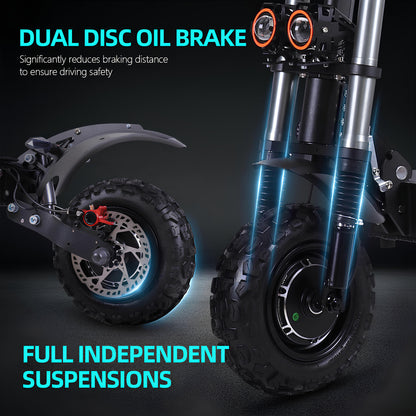 S60X Off Road Scooter Folding E-Scooter with Dual Motor Fast Electric Scooter