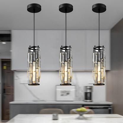 Creative Iron Crystal Glass Industrial Style Chandelier Pendant Lights - Dazuma