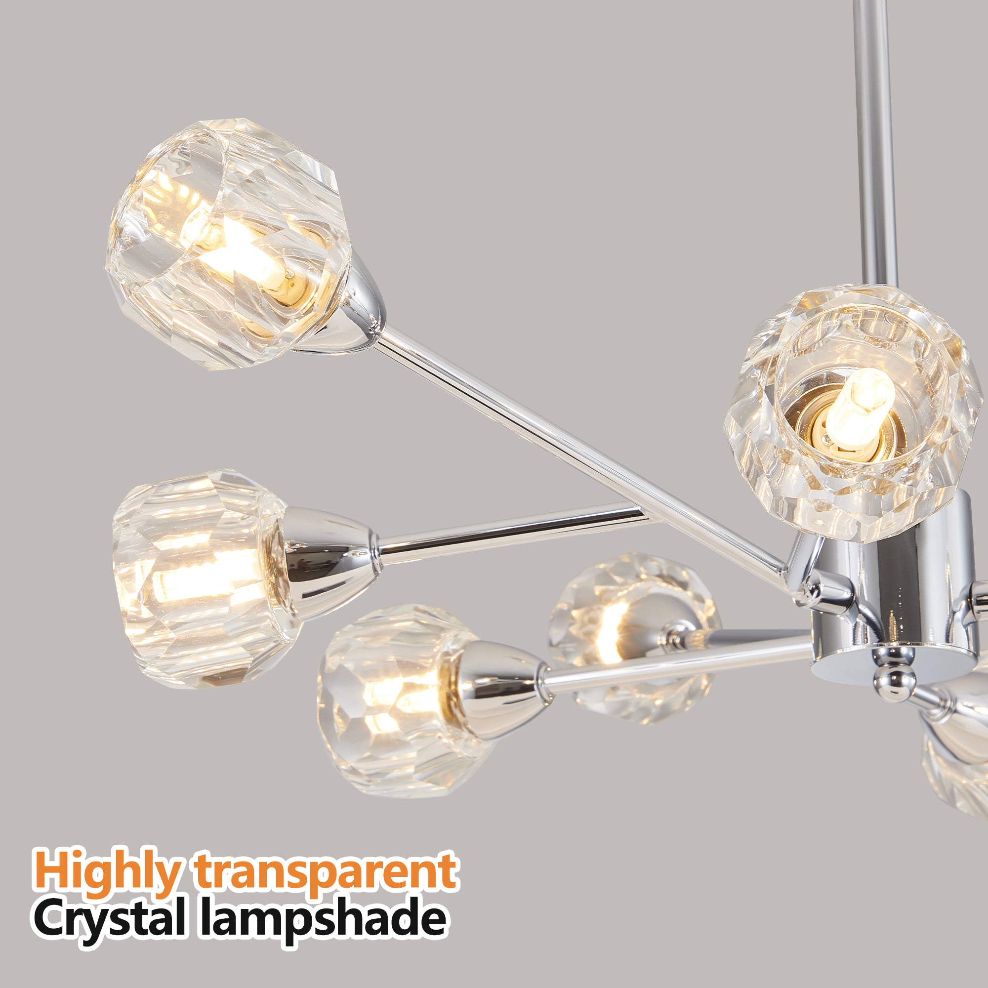 Modern Luxury Radiant Molecular Chandelier